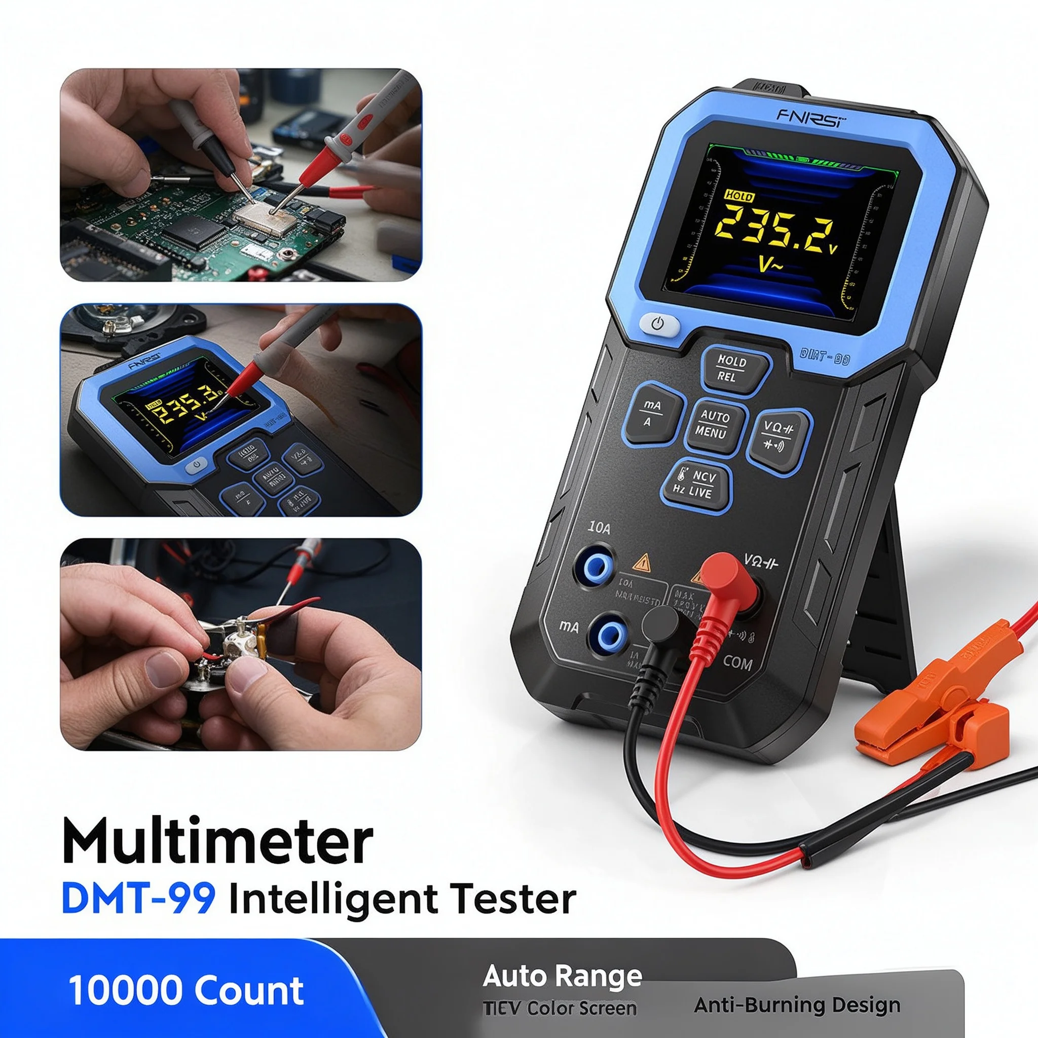 FNIRSI DMT-99 Intelligentes digitales Multimeter, 10000