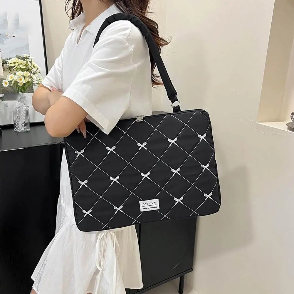 Reisetasche, 15 Zoll, tragbare Laptoptaschen, Schleife mit – Bild 2