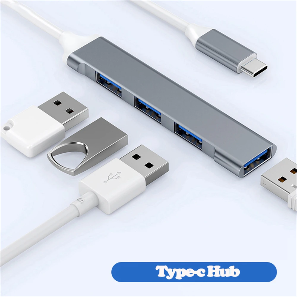 USB 3.0 Hub mit 4 Anschlüssen, 5 Gbit/s, für PC – Bild 4