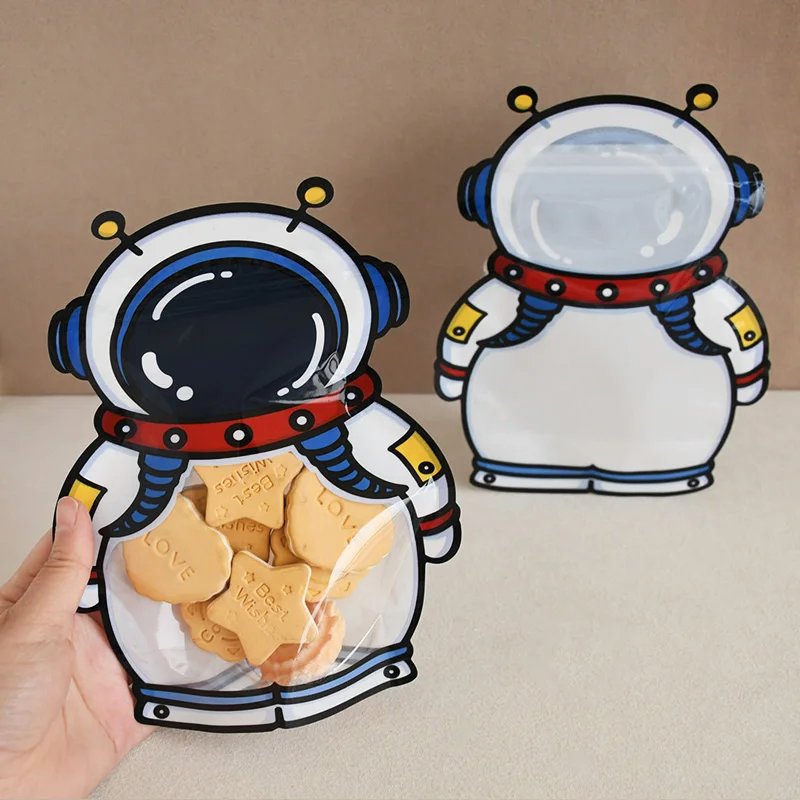 10 Stücke Astronaut Süßigkeiten Cookie Taschen – Bild 2