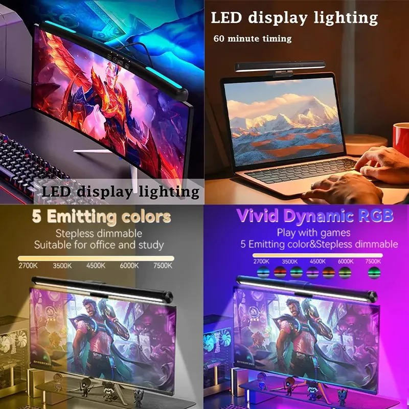Led-Monitor Licht Bar Computer Lampen Lesen Licht Bildschirm – Bild 4