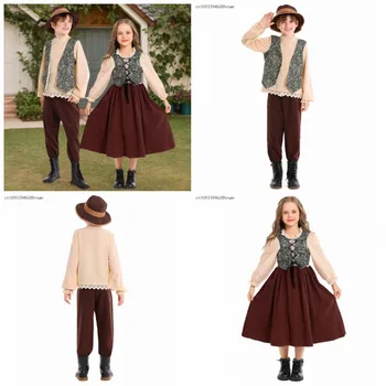 Mittelalterliche Cosplay-Kostüme, traditionelle Retro-Kostüme, Karneval, Tango-Tanz-Performance-Outfit