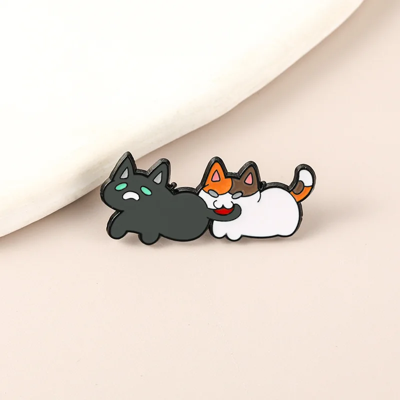 Lustige Katzenbrosche mit Katzenhintern-Motiv, Niedliche – Bild 6