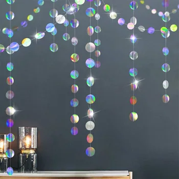 3,75 m 12,3 ft Papier Banner Geburtstag Party Dekoration Erste 1. Kinder Junge Mädchen Erwachsene Laser Silber