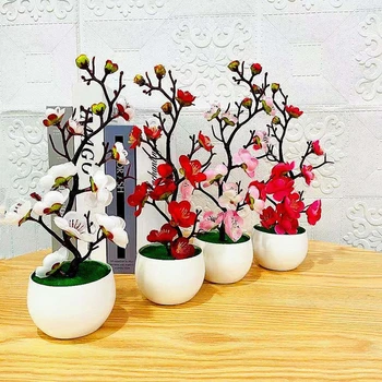 2025 HEIßER Muttertag Neue Künstliche Pflanzen Bonsai Kleine Baum Simulation Topfpflanzen Gefälschte Blumen
