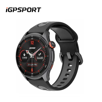 IGPSPORT LW10 1,43 Zoll AMOLED-Bildschirm Herzfrequenzüberwachung Bluetooth Anruf GPS Sport Fitness
