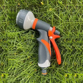 Funktionelle Gartenschlauchdüse, Gartenbewässerung, Autowäsche, verstellbarer Kleber, Sprühwasserpistole