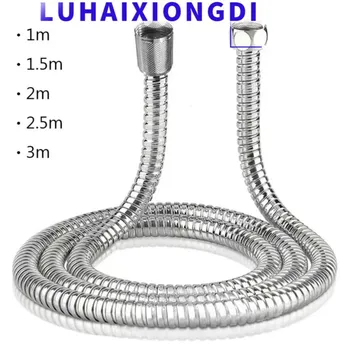 Flexibler Sanitärschlauch aus Edelstahl, Duschkopfrohr, flexibles Badezimmerrohr, 1-3 m, Badzubehör