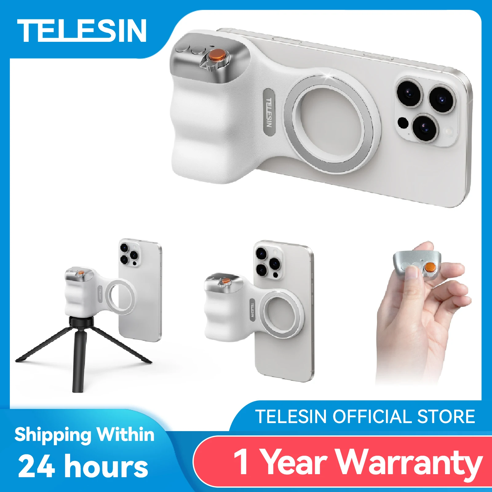TELESIN Magnetische Telefonkamera Schießen Handgriff