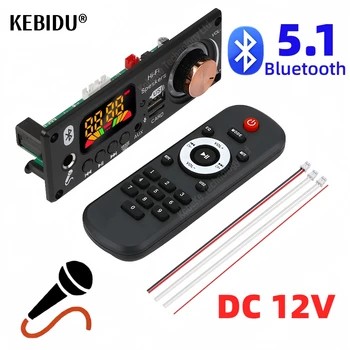 Bluetooth 5.1 MP3 WMA WAV Decoder Board 12V Freisprecheinrichtung 6,5mm Mikrofon USB TF FM Auto Audio Musik