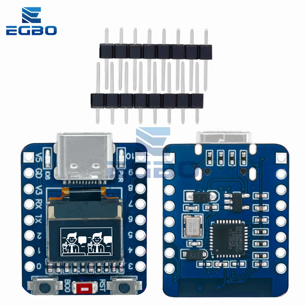 1 ~ 4PCS MINI ESP32-C3 Entwicklungsboard 2,4G Wifi 4 BT Modul – Bild 4