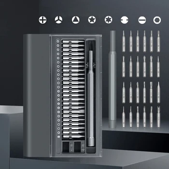 26-in-1-Präzisions-Schraubendreher-Set, magnetische Schraubendreher-Bits, multifunktionales
