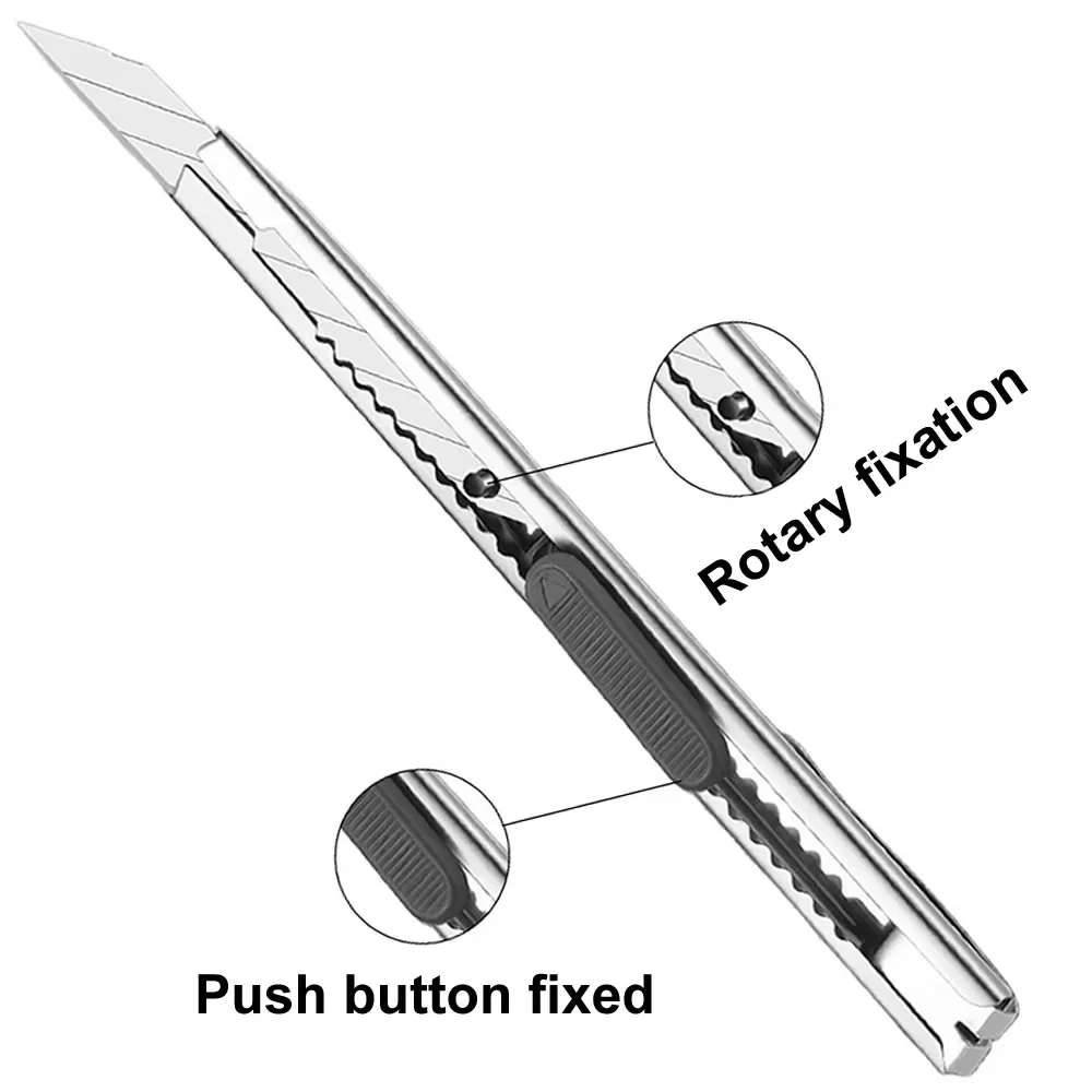 1/5/10Pcs Utility Messer Edelstahl Papier Cut Box Cutter – Bild 3