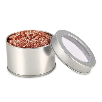 Reinigung Ball Entlöten Lötkolben Mesh Filter Reinigung Düse Spitze Kupfer Draht Reiniger Ball Metall Dross