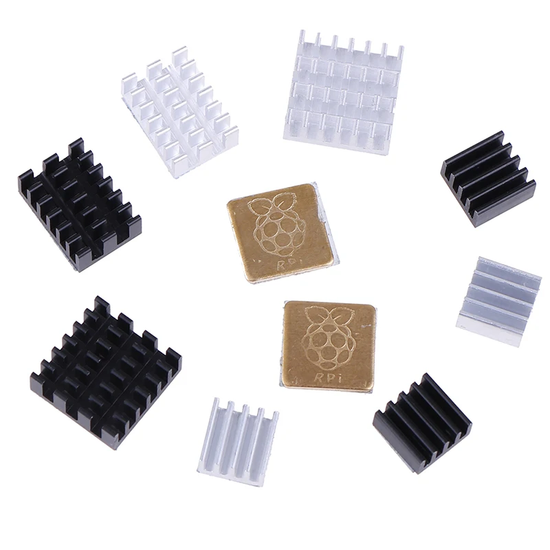 5 stücke Für Raspberry Pi 2/3/4 3B + 4B Aluminium Kühlkörper – Bild 6