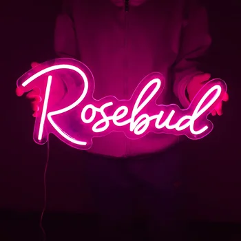 Benutzerdefinierte Neon Schild Kinder Name Neon Schilder Acryl Geburtstag Logo personalisierte LED Lichter