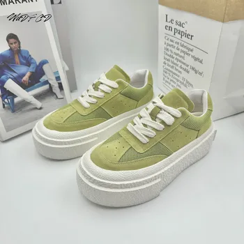 Sneaker Casual Herren Designer Retro White Board Schuhe Mode Nubukleder Atmungsaktive Höhe Erhöhte Flache
