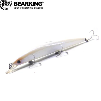 Bearking Angelköder, 128 mm, 14,8 g, Minnow-Köder, volles Wasser, Pesca-Zubehör, Karpfenfisch im Meerwasser