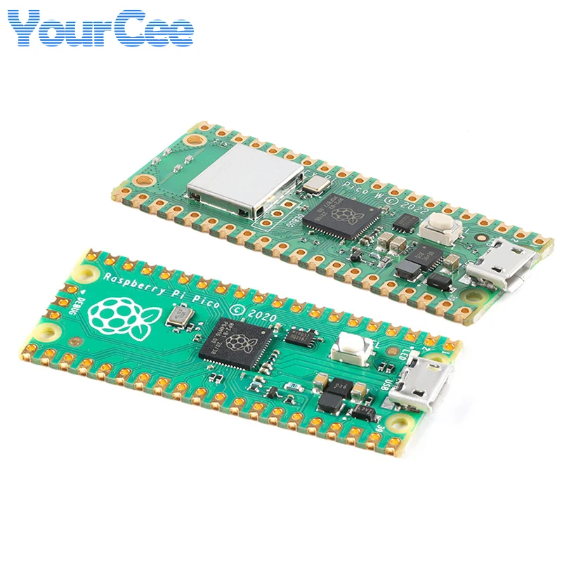 Raspberry Pi Pico W / Pico 2 W Board, RP2040/RP2350, H/WH – Bild 3
