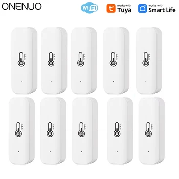 Tuya WiFi Temperatur Feuchtigkeit Sensor Smart Life Remote Monitor Für Smart Home Arbeit mit Alexa Google