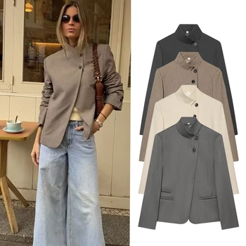 Damen Herbstblazer & Blusen 2026 - Neue Mode für junge Frauen: Elegante Reise- und Urlaubsjacken