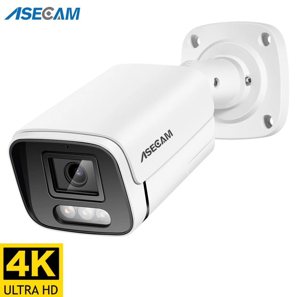 Neue 4K 8MP IP Kamera Audio Outdoor POE H.265 Onvif Metall