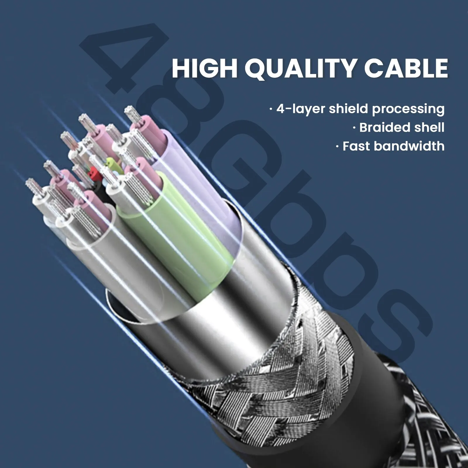 HDMI 2.1 Kabel 8K 60 Hz / 4K 120 Hz, 48 Gbit/s, eARC, HDCP – Bild 6