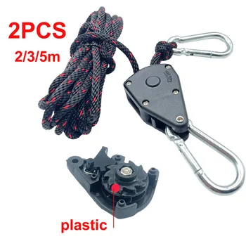 4mm Camping Zelt Binden Seil Spanner Befestigungs Riemenscheibe Ratsche Kleiderbügel Markise Seil Haken