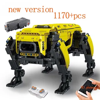 Technisches Roboterspielzeug Das RC motorisierte Boston Dynamics Big Dog Modell AlphaDog Bausteine Ziegel