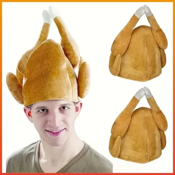 Lustige Karneval Huhn Bein Hut Weihnachten Thanksgiving Dekoration Türkei Hut Erwachsene Karneval Hut