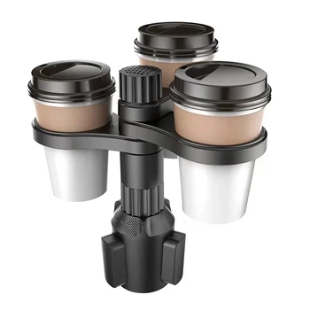 360-Grad-Drehteinsatz für Getränke, verstellbare Basis, für Autos, Tasse, Auto, Getränkehalter