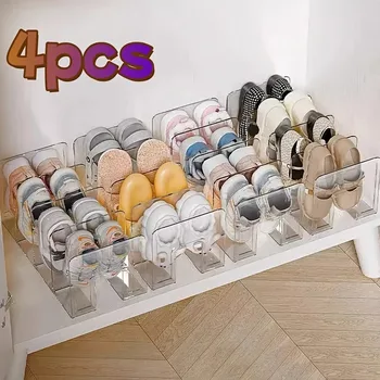 Magic Tool zur Aufbewahrung im Schrank! Vertikales mehrschichtiges Schuhregal, sofort umwandelbar
