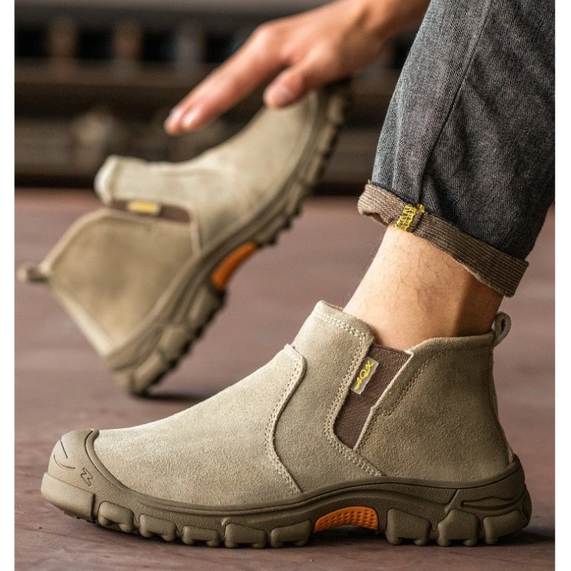 Wasserdichte Arbeitsstiefel Sicherheitsschuhe mit – Bild 4