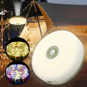 4-in-1 Camping Licht LED Reel String Lichter Outdoor USB Camping Lampe Recycelbar LED Nachtlicht Für Garten