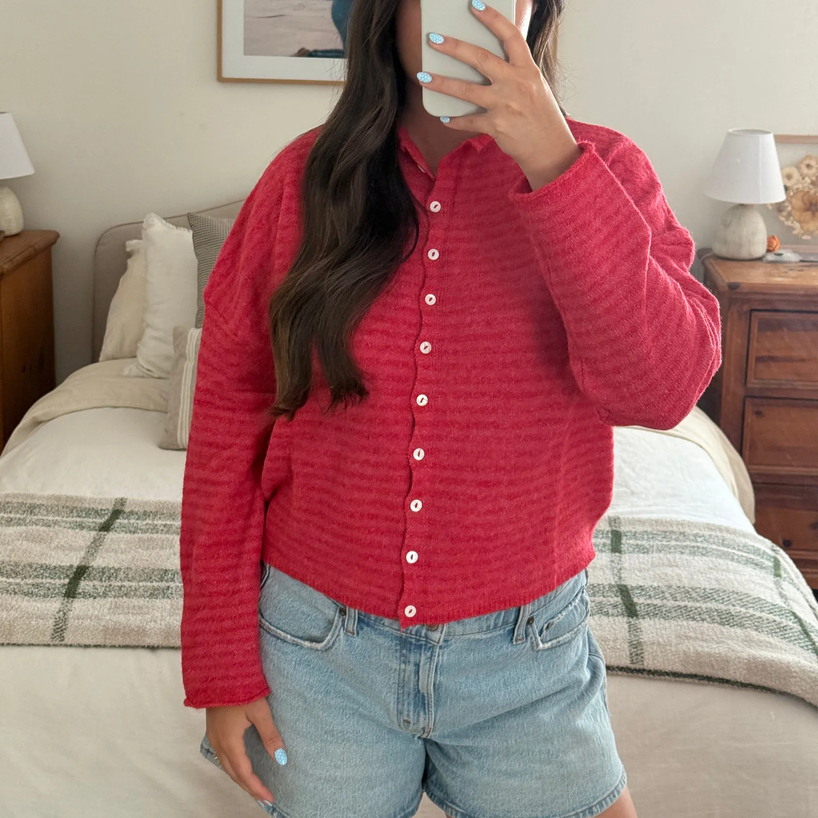 Casual Lose Strickjacke Für Frauen Herbst Langarm Strickwaren – Bild 6