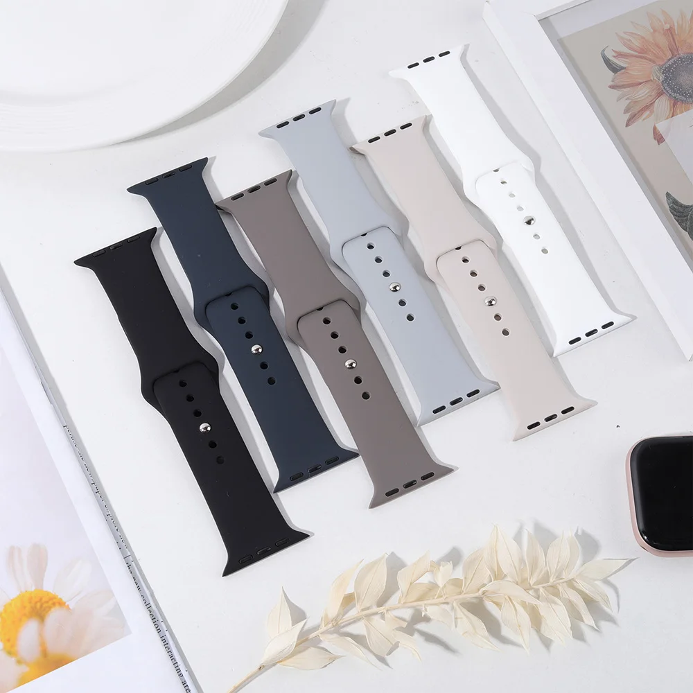 Sportarmband Silikon für Apple Watch, 40 bis 46 mm – Bild 4