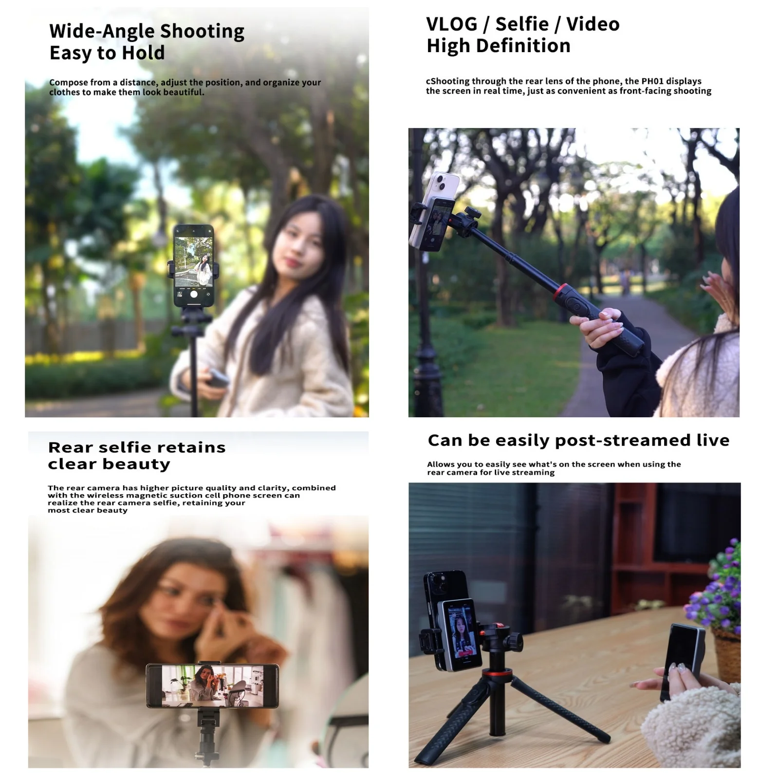 Neue magnetische Telefon Vlog Selfie Monitor Bildschirm für – Bild 3