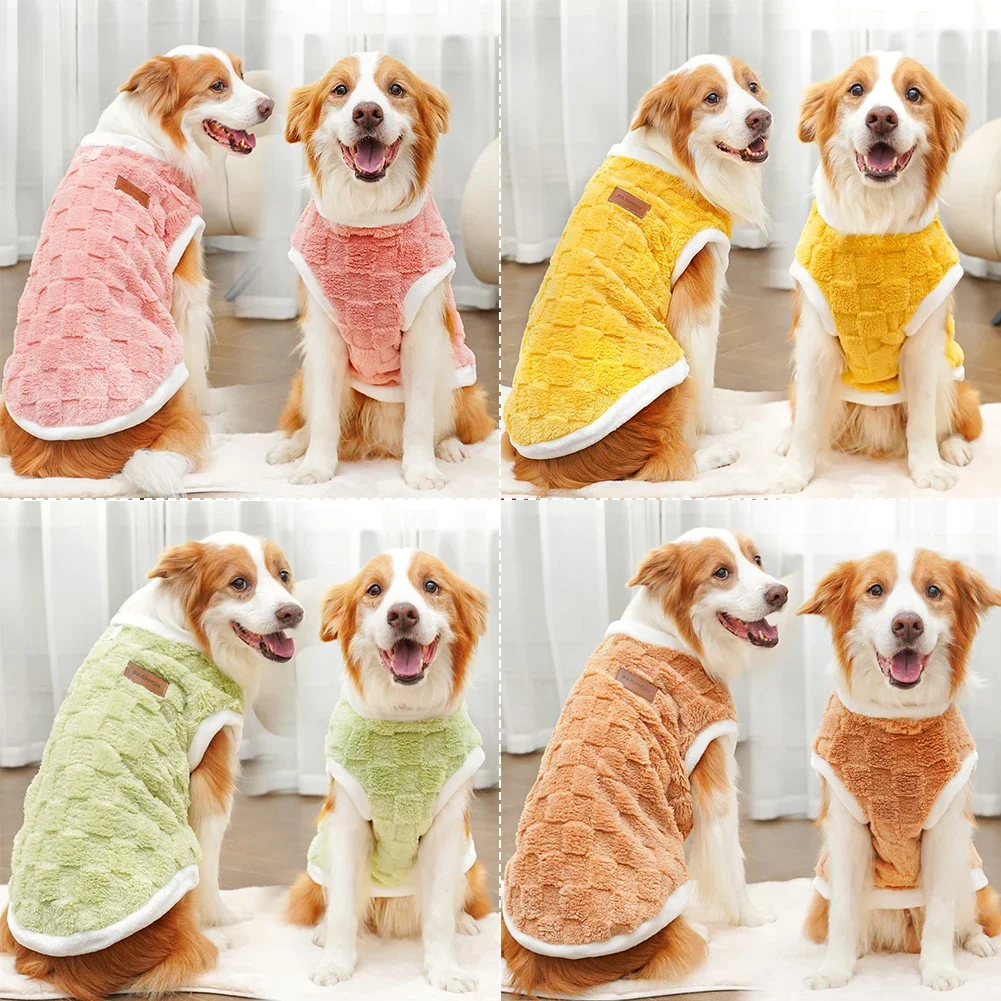 1,5-25 kg Flanell Hundekleidung Winter Warmer Pullover – Bild 3