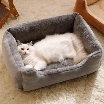 Winter Katzen Bett Hundematte Betten Waren Haustier Welpen Zubehör Produkte Kätzchen Kissen Dinge Zubehör