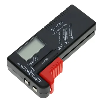 BT-168D Batterietester Universal Digital LCD Tester AA AAA CD 9V 1,5V Knopfzelle Spannung