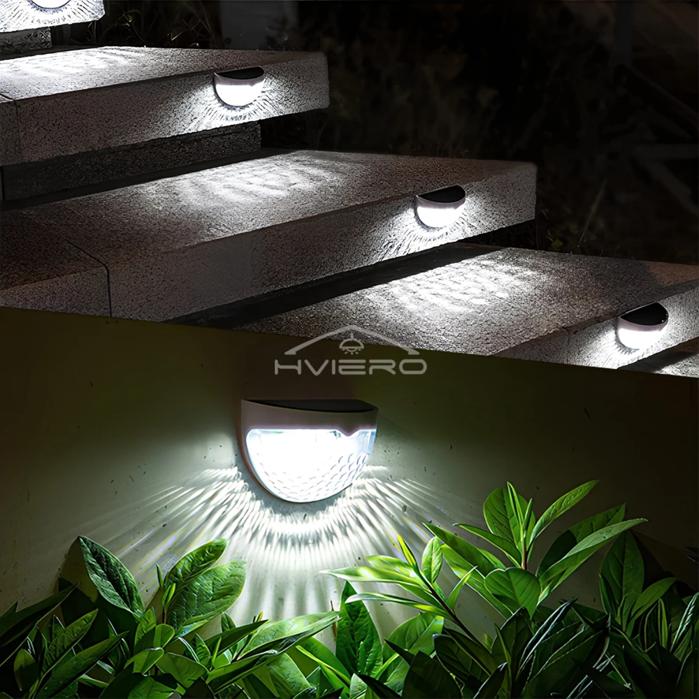 Solarleuchten, 6 LEDs, halbrund, wasserdicht, hell, für Hof – Bild 2