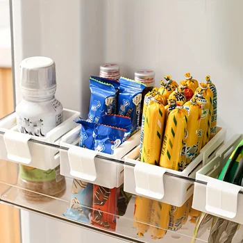 Kühlschrank Lagerung Teiler Seite Tür Lagerung Partition Erweiterbar Schallwand Teiler Küche Flasche (2 Stück)