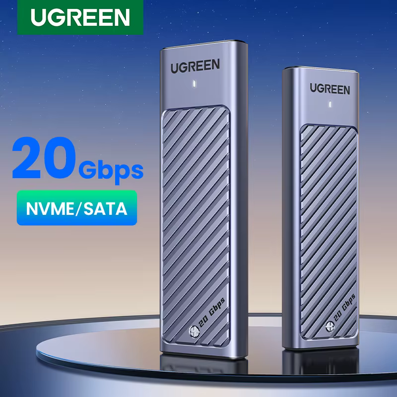 UGREEN M.2 NVMe SATA SSD Gehäuse Adapter 10Gbps USB 3,2 Gen2