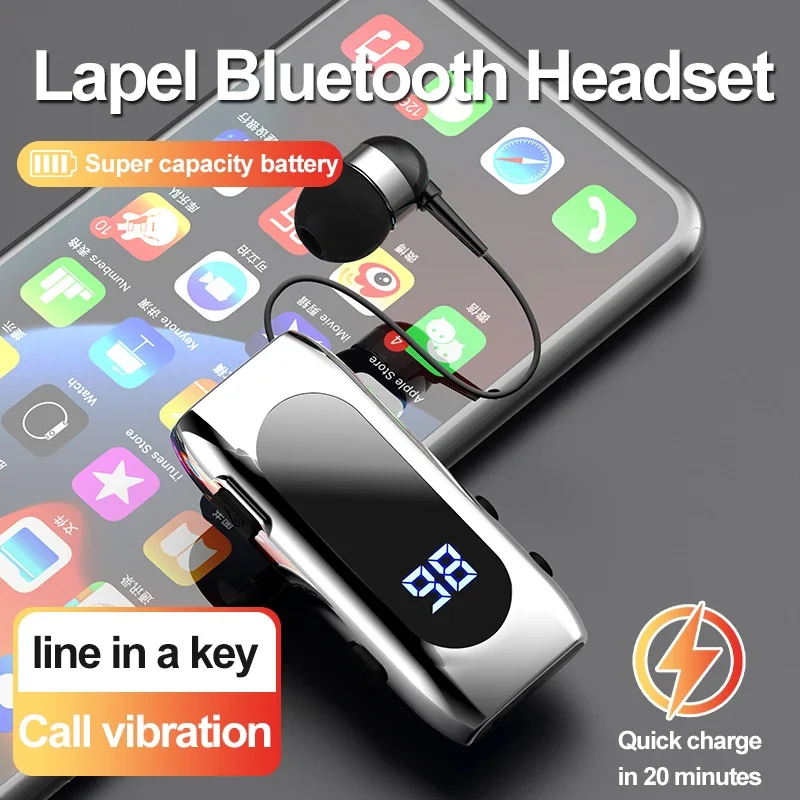 K55 Lavalier Business Bluetooth 5.2 Kopfhörer – Bild 3