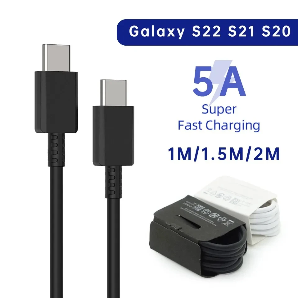 USB-C Kabel 45 W PD für Samsung Galaxy, 2er-Set – Bild 2