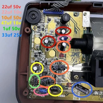 Kondensatoren für Sega Gamegear Gg Motherboard Kondensatoren Reparatur Ersatz