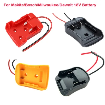 DIY Batterieadapter für Makita/Bosch/Milwaukee/Dewalt 18 V Batterieadapter Stromanschluss DIY Adapter Dock