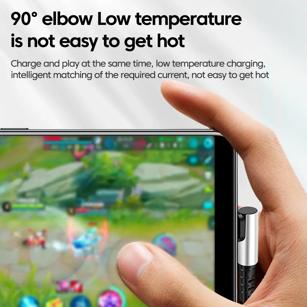 USB-C auf USB-C Winkelkabel 90°, kurz, 25/50 cm – Bild 5