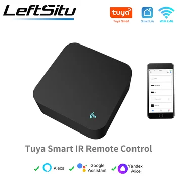 Tuya WiFi IR Fernbedienung für Klimaanlage TV, Smart Home Infrarot Universal Fernbedienung für Alexa, Google