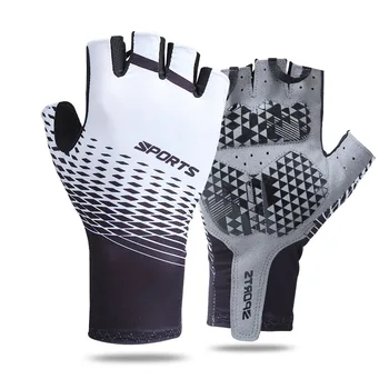Fahrradhandschuhe Herren Sommer Sport Sonnencreme Atmungsaktiv Schweißabsorbierend Halbfinger